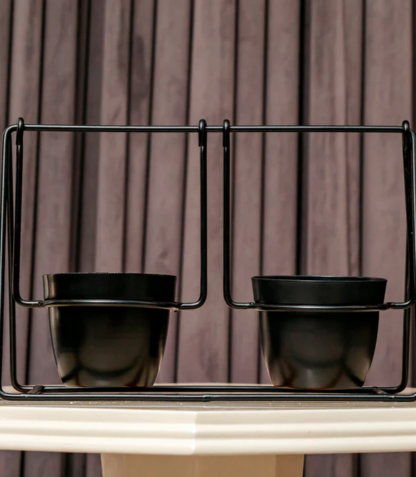 Black Swing Metal Pots