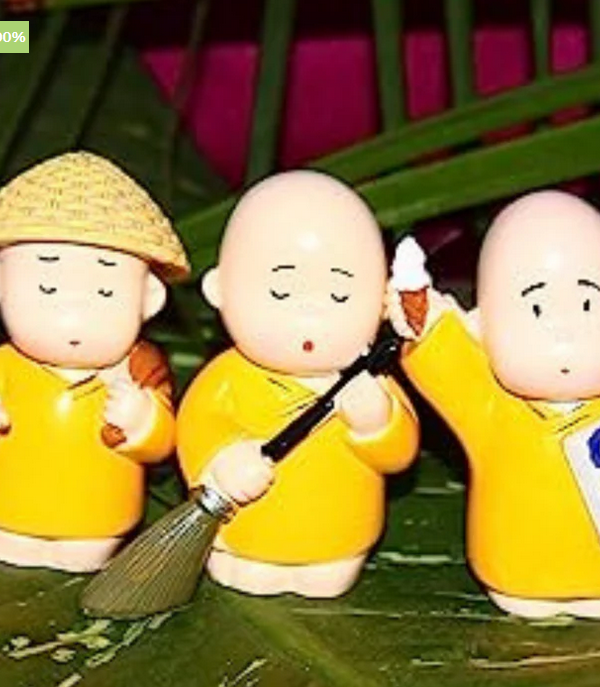 Swatch Bharat Resin Monks