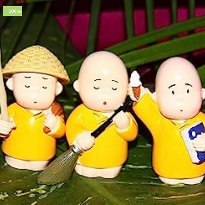 Swatch Bharat Resin Monks